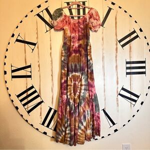 Dusty Pink Tye-Die Dress